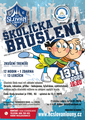 Školička bruslení opět v lednu !