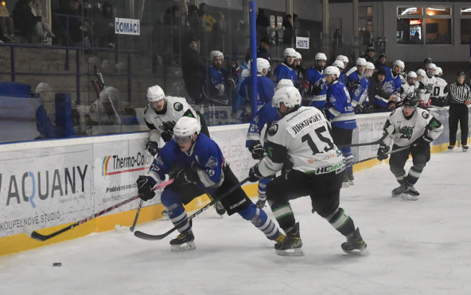 HC Slovan Louny : HC Draci Bílina 2:1 (1:0,0:1,0:0)